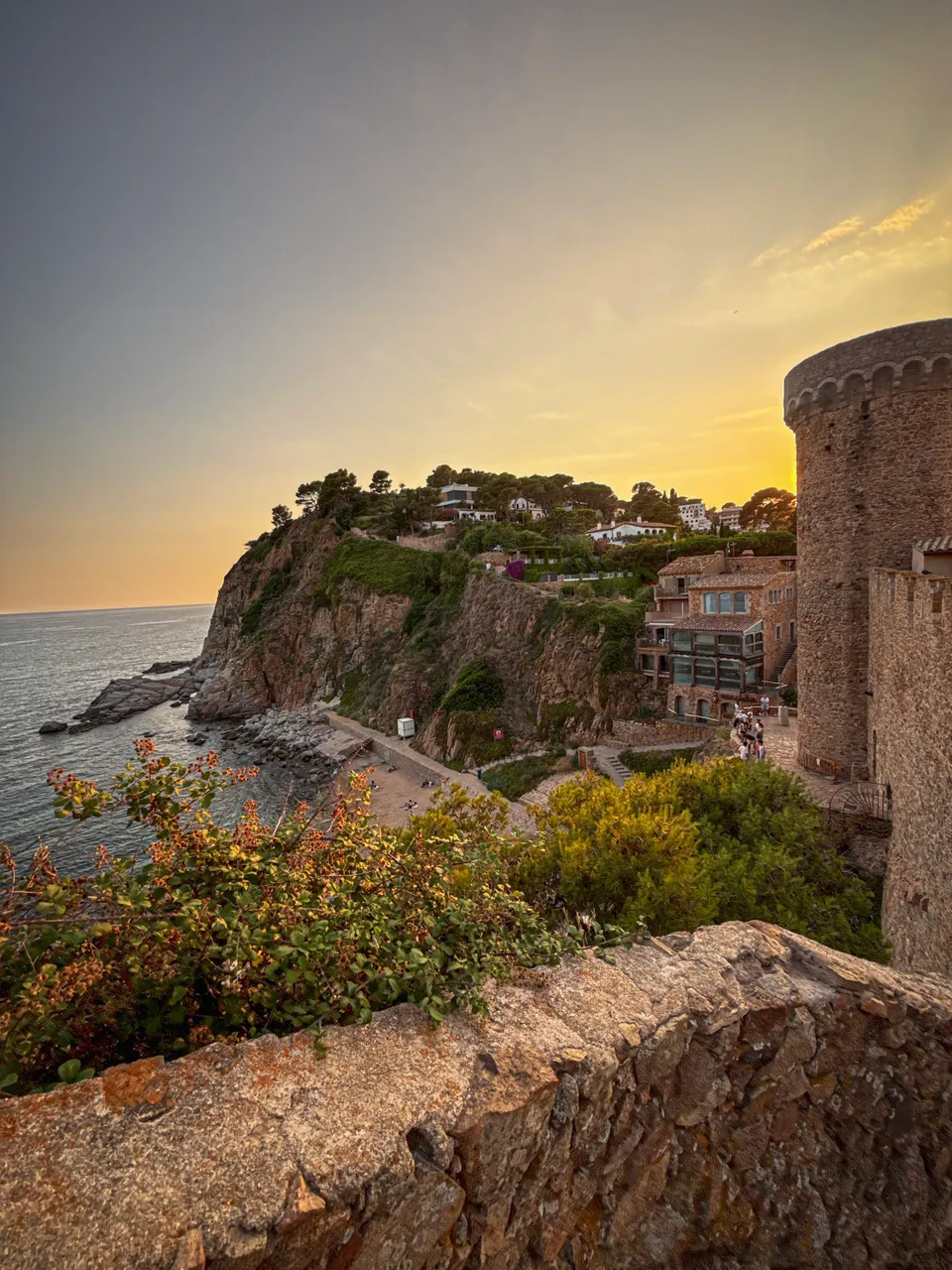 Atardecer en la muralla